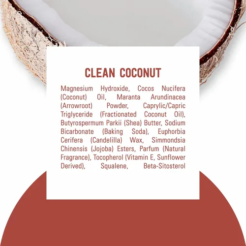 Miniatura 7 de Schmidt's Desodorante vegano sin aluminio Clean Coconut para mujeres y hombres, con protección contra olores las 24 horas, ingredientes naturales