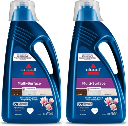 Miniatura 10 de Bissell Solución Multisuperficie, para uso en CrossWave y otros limpiadores líderes de superficies duras y alfombras de área, 80 oz, disuelve