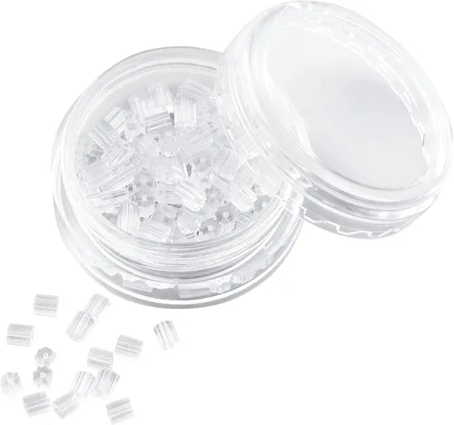 Respaldos de Aretes de Goma Suaves y Transparentes para Pendientes de Botón Respaldos de Aretes de Silicona Hipoalergénicos Topes de Repuesto para