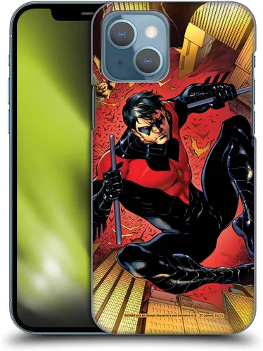 Miniatura 8 de Head Case Designs Funda rígida con licencia oficial de Batman DC Comics con logotipo azul #60 2019 Nightwing compatible con Apple iPhone 13