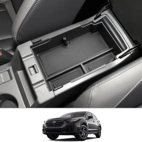 CDEFG Bandeja organizadora de consola central Crosstrek 2024 2025 2026 para Subaru Crosstrek Impreza 2024 2025 2026, accesorios para consola media,