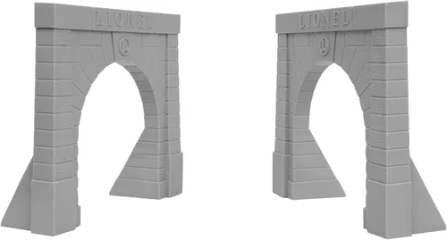 Miniatura 3 de Lionel Portales de Túnel de Ferrocarril Modelo Accesorio de Estructura de Tren de Dos Piezas (612896)