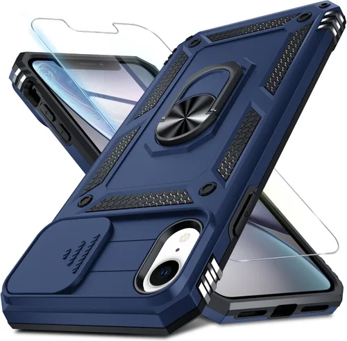 Miniatura 91 de Janmitta - Funda para iPhone 14 Pro con cubierta deslizante para lente de cámara incorporada + protector de pantalla, funda de cuerpo completo