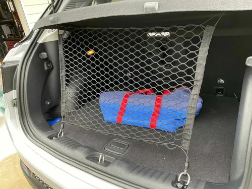 Miniatura 9 de Red de carga organizadora de maletero trasero para Jeep Renegade 2015-2023 – Red de carga estilo piso para SUV – Organizador de maletero de coche