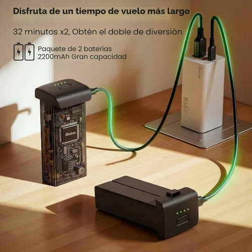 Miniatura 4 de Bwine Drones F7MINI 4K (RC3) con cámara para adultos, foto 8K video 4K, RC con pantalla de 1080P, transmisión de 20000 pies, vuelo de 64 minutos