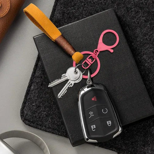 Miniatura 7 de 30 llaveros con cierre de langosta para la fabricación de joyas, clips de gatillo giratorios de metal con cierres giratorios, clips de gancho, Rosa
