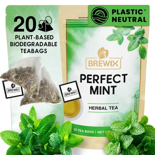 Miniatura 20 de BREWIX, Bedtime Blossom - Té suelto de hierbas (más de 50 tazas) sin cafeína y totalmente natural Mezcla relajante floral nocturna Rooibos