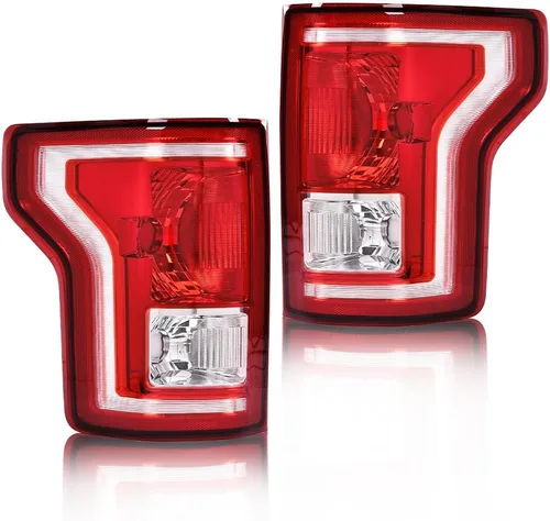 Miniatura 22 de GRAND ORANGE Conjunto de luces traseras compatibles con Ford F150 2015 2016 2017 Luces traseras laterales izquierda y derecha luces traseras luces