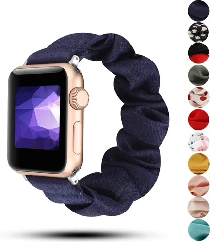 Miniatura 6 de Correas para mujer compatibles con Apple Watch Band de 1.5, 1.57, 1.65 y 1.73 pulgadas, lindo diseño estampado, pulseras de repuesto para iWatch