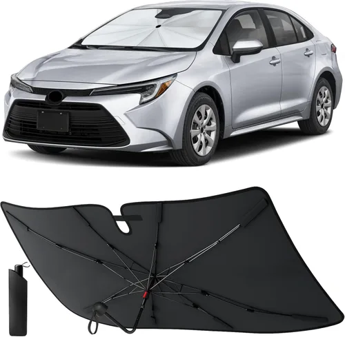 Miniatura 29 de 【2025 Actualizado】EcoNour Parasol Premium para Parabrisas de Coche Parasol Plegable para Parabrisas Delantero Visor Extendido Bloqueador de Sol