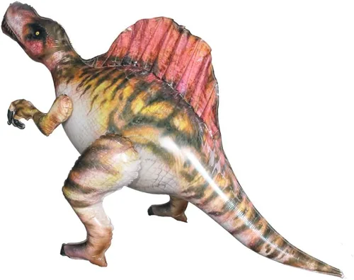 Miniatura 7 de Globo de aluminio de dinosaurio gigante 4D de pie para helio, anquilosaurio, espinosaurio, parasaurolofo, dragón, suministros de fiesta