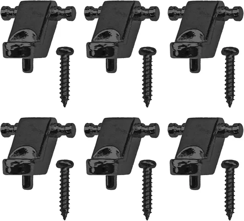 Miniatura 6 de 6 guías de retención de cuerdas de guitarra Yootones compatibles con Fender American Strat Tele Guitars (dorado)