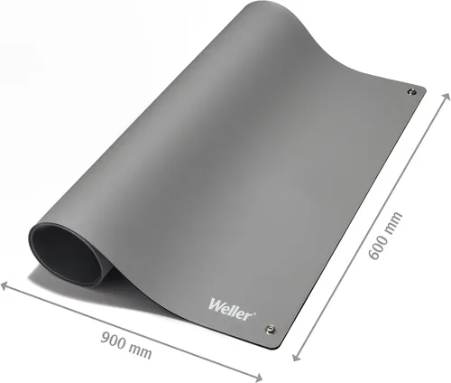 Miniatura 2 de Weller Tapete ESD, gris 900 x 600 - T0051403599 Estera de soldadura gris