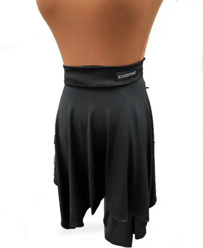 Miniatura 4 de G2016 latin ballroom dance professional irregular swing skirt (apron style)