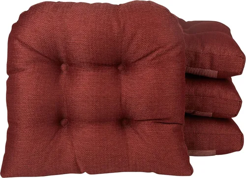 Miniatura 82 de Klear Vu Gripper Overstuffed - Cojines universales antideslizantes para silla de comedor para decoración de cocina o uso de oficina, almohadilla