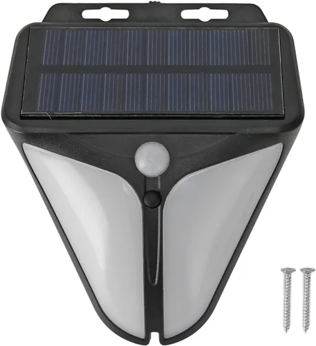 Miniatura 8 de Dpofirs Luces de advertencia estroboscópicas solares actualizadas 2023 con alarma de 129 dB y 4 modos de funcionamiento, luz de alarma con sensor