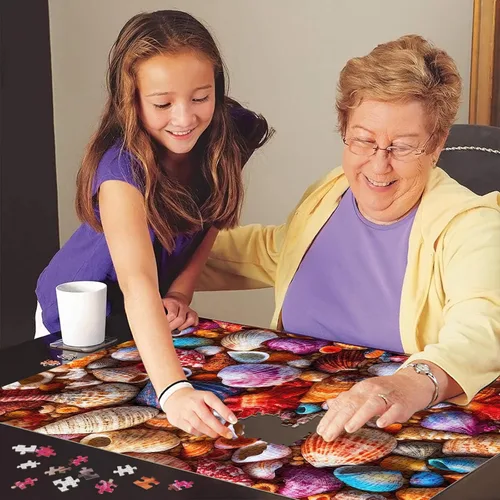Miniatura 5 de Rompecabezas coloridos de caracola para adultos de 1000 piezas, rompecabezas para adultos, juguetes desafiantes para adultos, rompecabezas