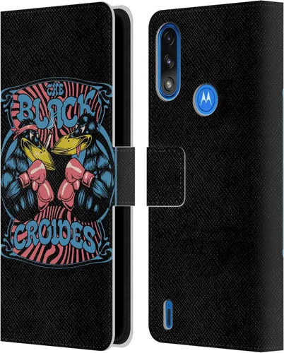 Miniatura 8 de Head Case Designs Funda de piel con licencia oficial de The Black Crowes Artwork Graphics compatible con Moto E7 Power/Moto E7i Power