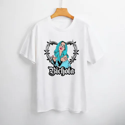 Miniatura 2 de Camisetas casuales para mujer, camiseta gráfica de moda, cuello redondo, camiseta de verano