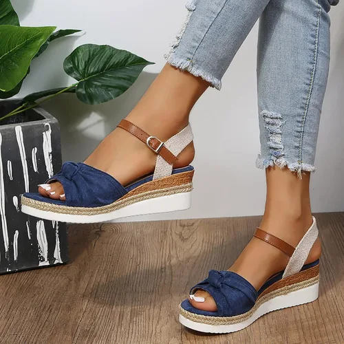 Miniatura 8 de Dheva-C Sandalias ortopédicas para mujer, sandalias de moda con punta abierta, sandalias para caminar con soporte de arco antideslizantes