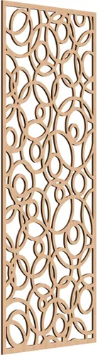 Miniatura 31 de Latrobe Paneles de pared decorativos de madera con calado, 9 3/8 pulgadas de ancho x 24 3/8 pulgadas de alto x 3/8 de alto, roble rojo rojo (Red Oak)