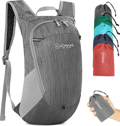 Miniatura 30 de ZOMAKE Mochila ultraligera plegable de 20L, mochilas plegables pequeñas resistentes al agua para senderismo, mochila de día colapsable para mujeres