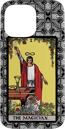 Miniatura 20 de iPhone 13 Pro Tarot Card Mago Celta Cruz para el Tarot Lector de Cartas