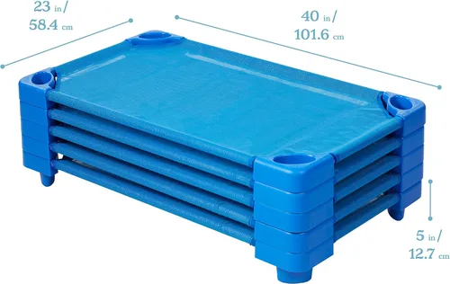 Miniatura 2 de ECR4Kids - Cama apilable para niños, para el cuidado diurno