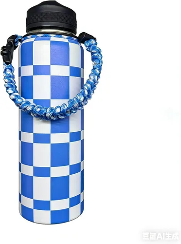 Miniatura 7 de RAYMYLO - Botella de agua aislada de 24 onzas, de acero inoxidable con triple pared al vacío (fría durante 48 horas, caliente durante 24 horas), a