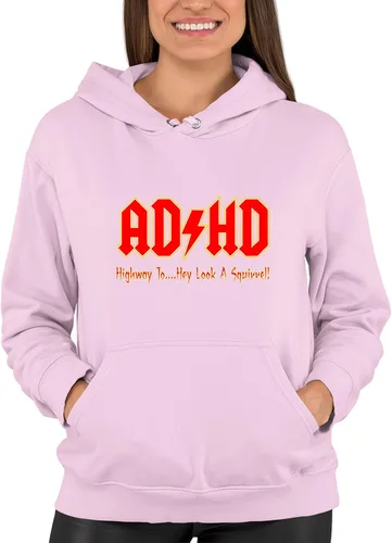 Miniatura 69 de Go All Out Sudadera con capucha para hombre y mujer con texto en inglés "Highway To Hey Look A Squirrel