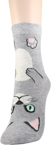 Miniatura 4 de DEARMY Calcetines de gato para mujer, regalos para mujeres y adolescentes, calcetines de diseño divertido, los mejores regalos de Navidad