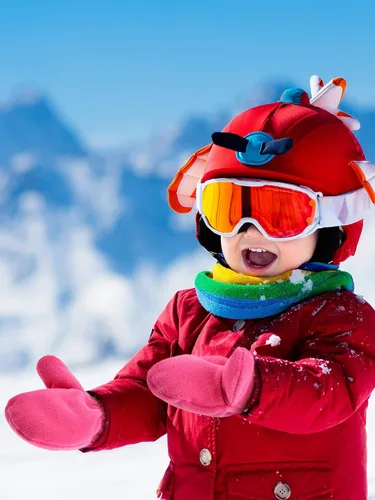 Miniatura 6 de SATINIOR - Guantes de forro polar para niños (3 pares)