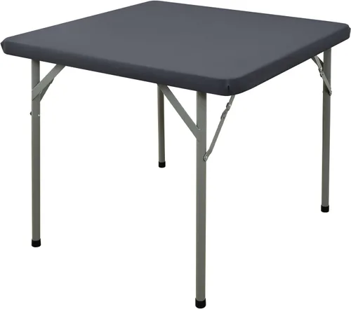 Miniatura 28 de Mantel Cuadrado Elástico Ajustable, Cubierta de Mesa de Poliéster Resistente al Viento, Mantel Resistente a Rayones y Lavable para Mesas Plegables