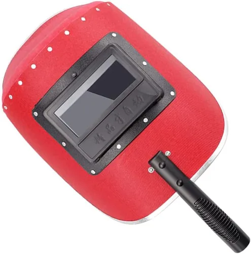 Miniatura 3 de Utoolmart Máscara de soldadura Escudo de mano semiautomático Casco de soldadura Arc Tig Molienda Protector facial con gafas para alta temperatura