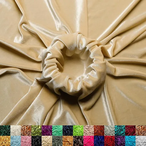 Miniatura 10 de Ice Fabrics The Yard - Tela de terciopelo elástico elástico suave de 60 pulgadas de ancho para coser ropa, disfraces, manualidades, 90% poliéster