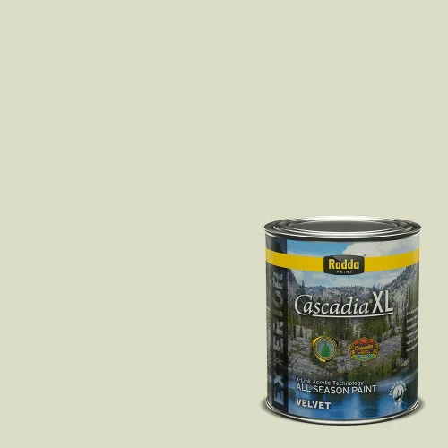 Miniatura 152 de Rodda Paint CASCADIA XL Pintura e imprimación satinada exterior en uno, cuarto de galón, resistencia industrial