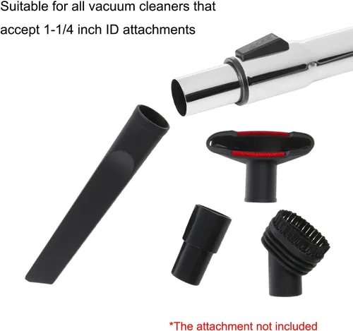 Miniatura 4 de VideoPUP - Varitas de extensión de 1-1/4 pulgadas, accesorios para aspiradora, manguera de vacío de 1.260 in, extensión de tubo cromado hasta 31