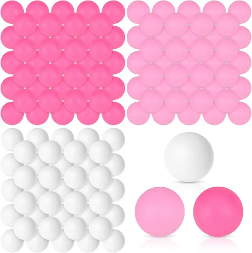 Miniatura 6 de Libima 120 unidades de pelotas de tenis de mesa coloridas de 40 mm, pelotas de plástico a granel para el 4 de julio, carnaval, boda