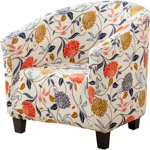 Miniatura 16 de NILUOH Funda para silla de club, funda elástica para sillón, protector de muebles para sala de estar (04)