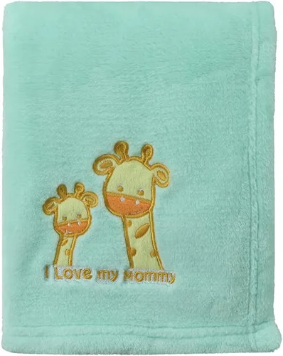 Miniatura 46 de CREVENT Manta de Felpa Sedosa y Linda para Bebé Niñas & Niños, Recién Nacidos, Bebés, Cuna, Cochecito, Silla de Paseo, Regalo Adecuado para Todas