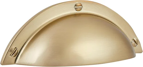 HARPOON Paquete de 10 manijas para gabinetes de cocina de 2.5 pulgadas con agujero central, tiradores para cajones, color dorado champán