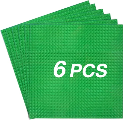 Miniatura 10 de Placas base clásicas para construcción de ladrillos 100% compatibles con las principales marcas de placas base de 10 x 10 pulgadas / 25.4 x 25.4 cm