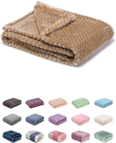 Miniatura 76 de Manta o manta mullida para bebé, suave, cálida y acogedora manta de vellón coral para niños pequeños, bebés o recién nacidos, para cuna, cochecito