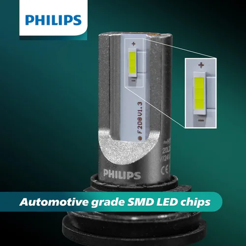 Miniatura 10 de Philips UltinonSport H8/H16 Bombilla LED para Luz Antiniebla y Faros de Motos y Vehículos Deportivos, 2