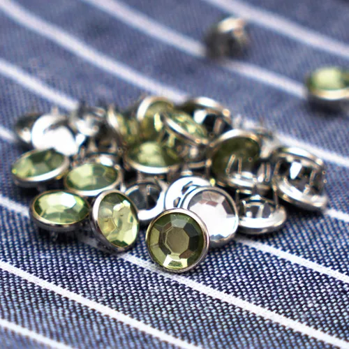 Miniatura 2 de Broches de perlas para camisa occidental, 50 juegos de cierre a presión de 16L/0.354 in, anillos clásicos de perlas para ropa, tachuelas con caja