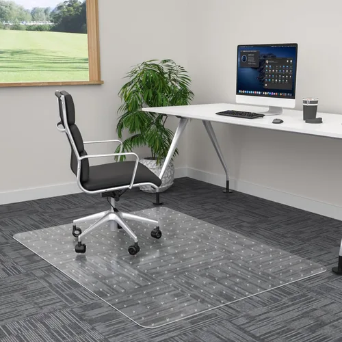 Miniatura 19 de 100pointONE Tapete para silla de oficina para suelos de madera dura, tapete para silla de computadora de fácil deslizamiento, protector de suelo