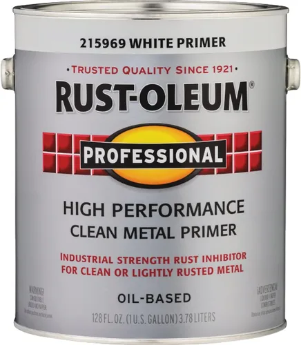 Miniatura 5 de Rust-OLEUM White 215969 - Pintura esmaltada profesional de un galón, 128 onzas líquidas, 11, color blanco (paquete de 1)