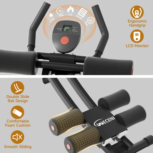 Miniatura 6 de Ab machine, AB trainer machine,workout equipment for Home Gym Strength Training, Ab workout equipment, AB machine for stomach workout, Foldable