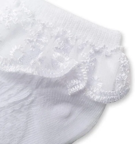 Miniatura 8 de Juebm Infant Baby Girls Ruffle Socks Toddler Dress socks,Pack of 356 Baby Frilly Lace Ankle Socks