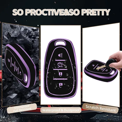 Miniatura 4 de Funda para llavero Chevy con llavero, funda para llavero compatible con Chevrolet Chevy Blazer Traverse Malibu Cruze Trax Equinox Trailblazer Bolt